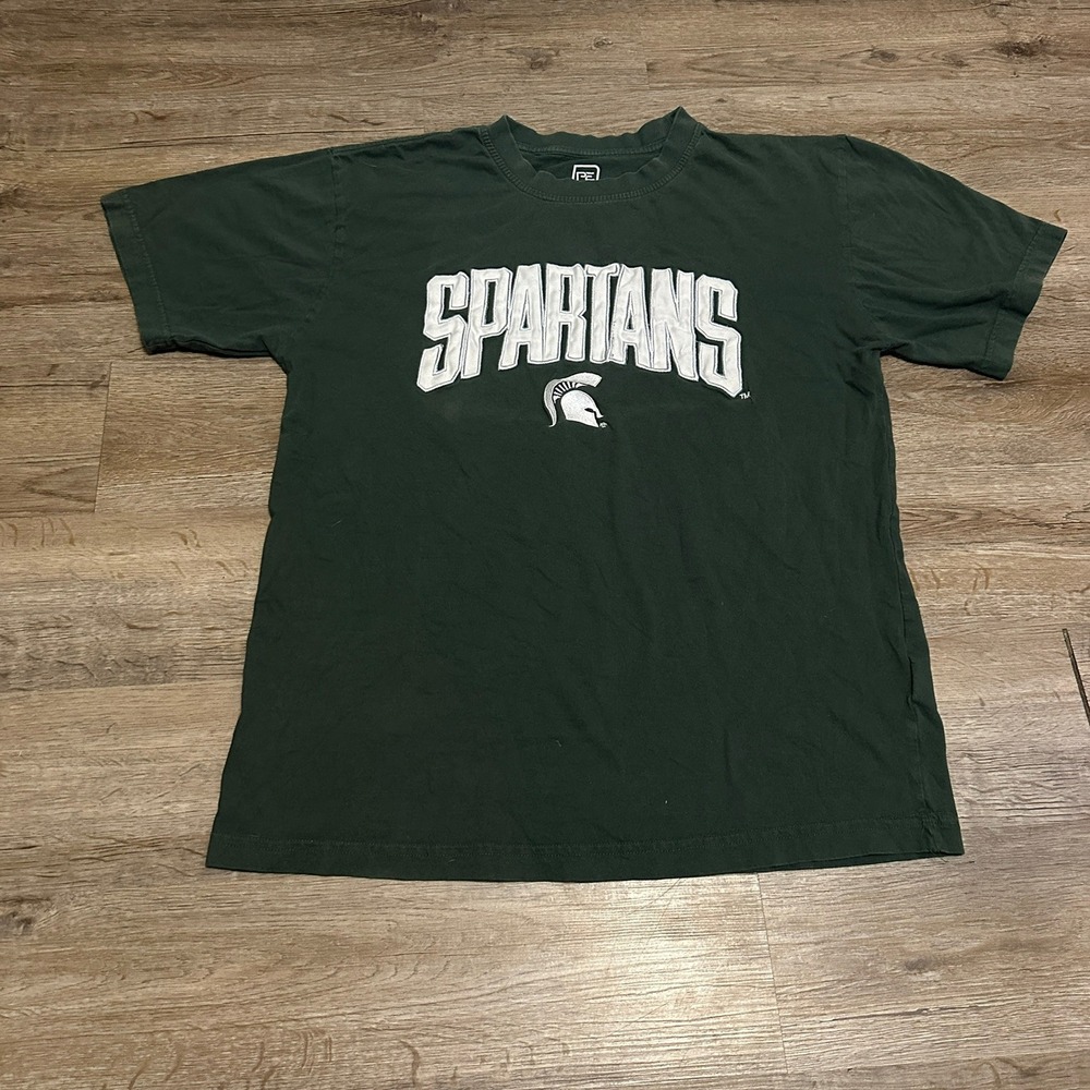 Proedge Michigan State Spartans T-Shirt Mens Large Green NCAA MSU Short Sleeve